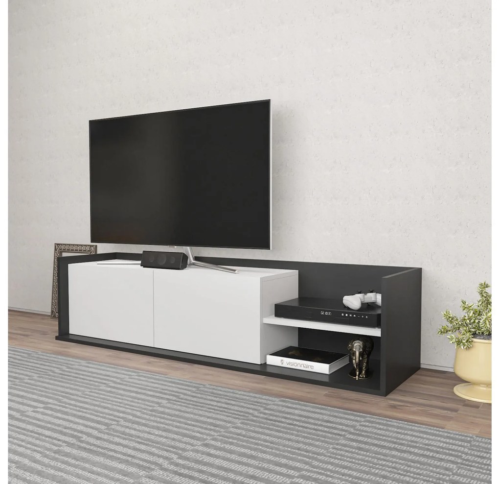 Dulap TV Kruganella (antracit + alb). 1107295