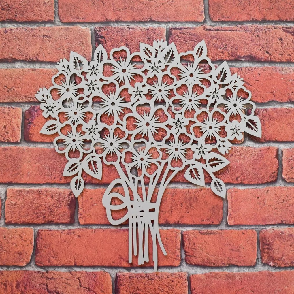 DUBLEZ | Autocolant decorativ din lemn - Buchet