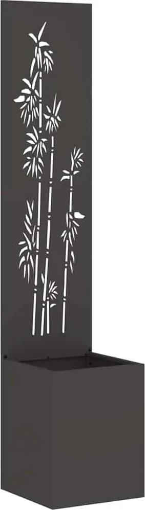 vidaXL Ecran de intimitate pentru grădină Negru 32 x 32 x 150 cm