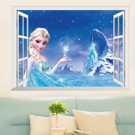 Autocolant de perete "Elsa 3D" 50x70 cm