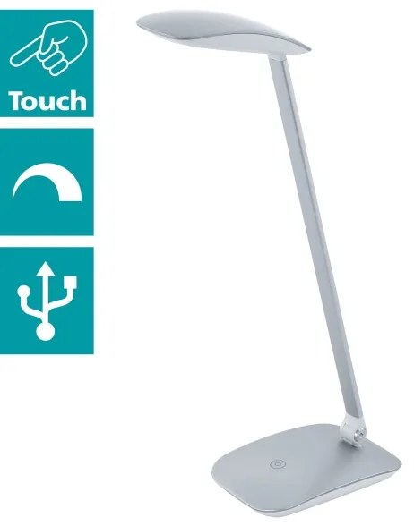 Eglo 95694 - Lampă de masă LED reglabilă CAJERO LED/4,5W/USB