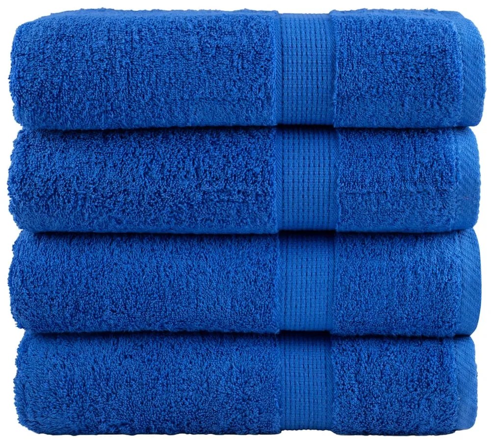 vidaXL Prosoape de duș premium SOLUND 4 buc 70x140cm 600 gsm