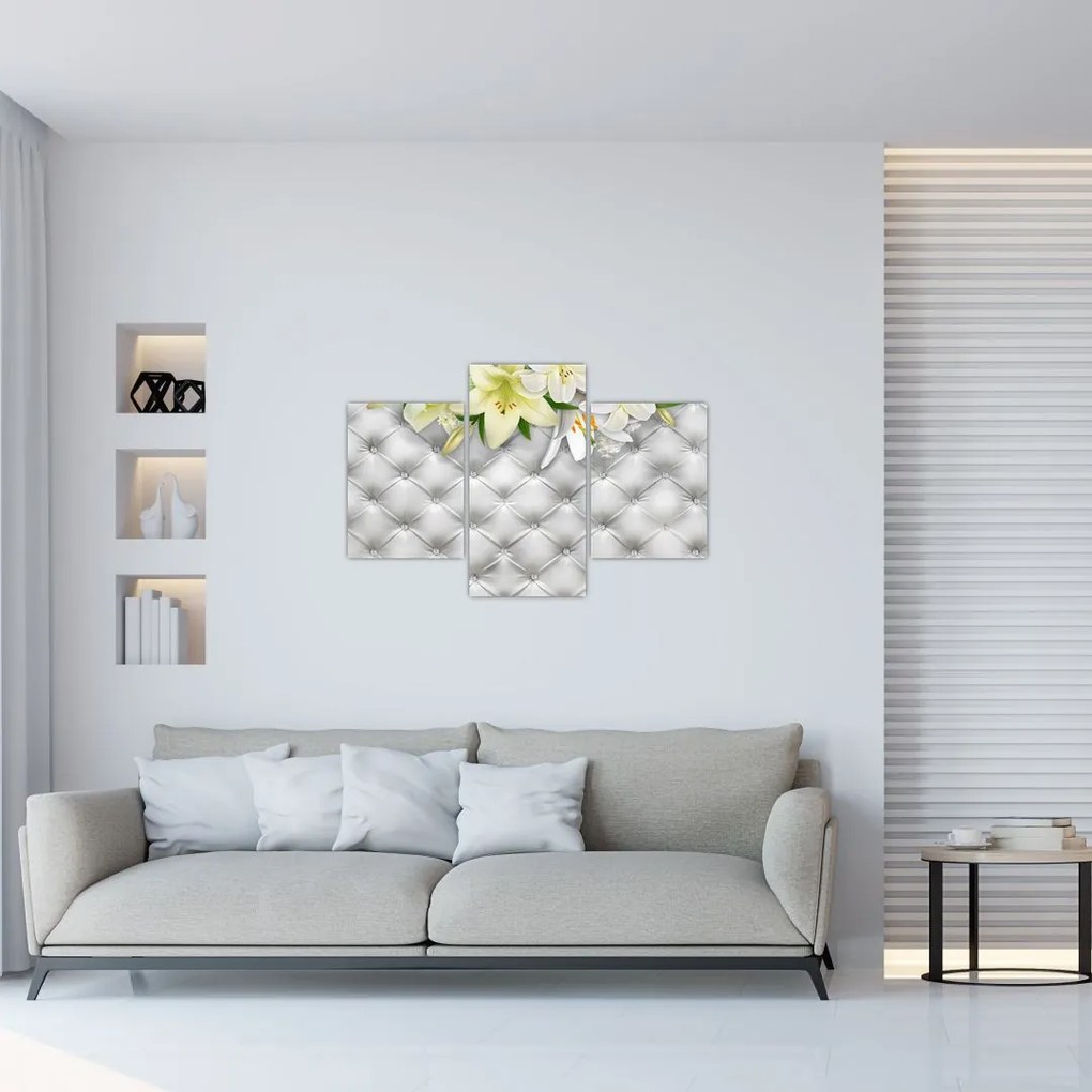 Tablou cu flori de crin (90x60 cm)
