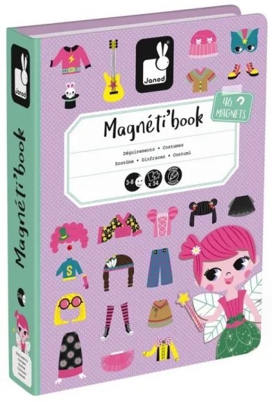 Janod - Set interactiv magnetic MAGNETIBOOK fetiță