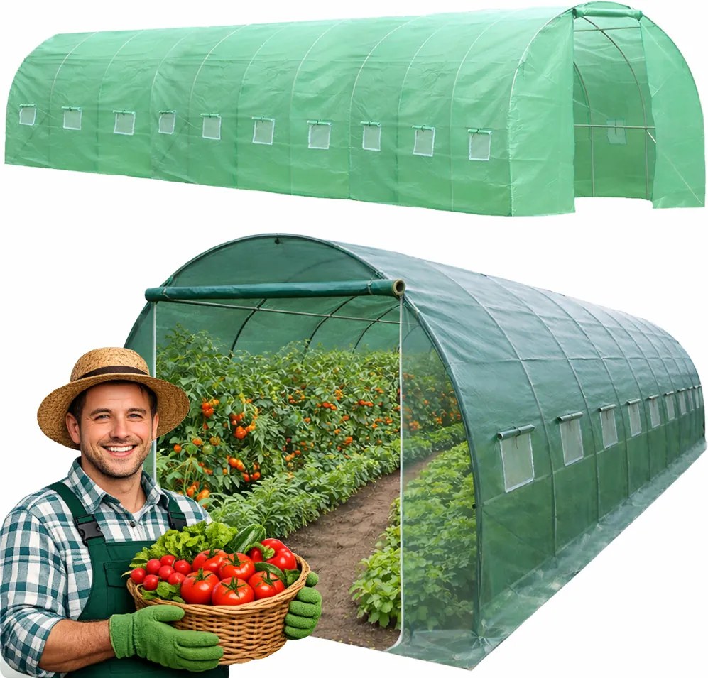 Politunel de grădină de calitate 3 x 10 m