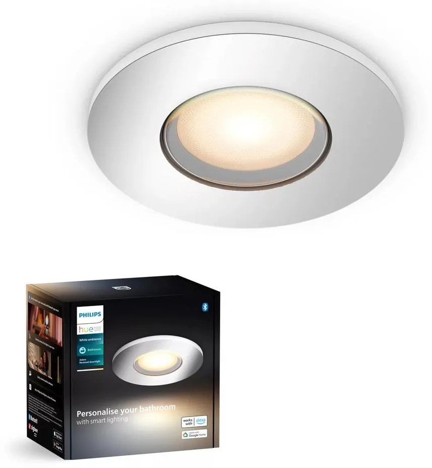 Corp de iluminat LED dimabil pentru baie Philips Hue ADORE BATHROOM 1xGU10/4,2W/230V IP44