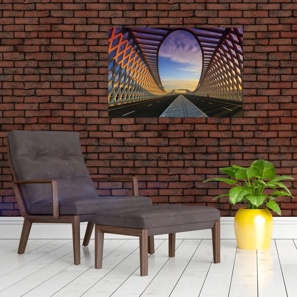 Tablou - Pod cu arhitectură modernă (90x60 cm)