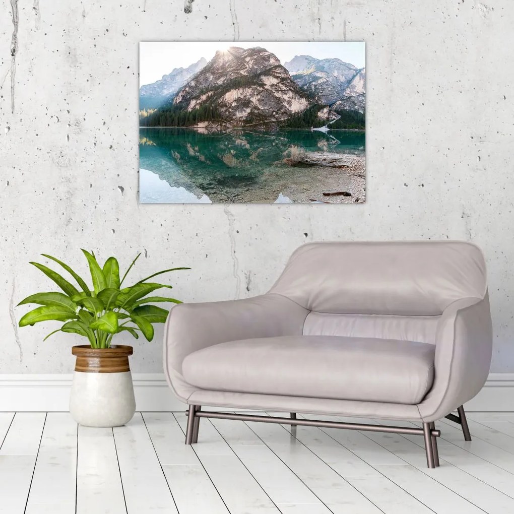 Tablou cu lac montan (70x50 cm)