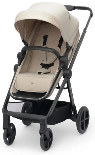 Cărucior de copii combinat 3 în 1 KINDERKRAFT NEWLY Classic beige + scaun auto MINK PRO