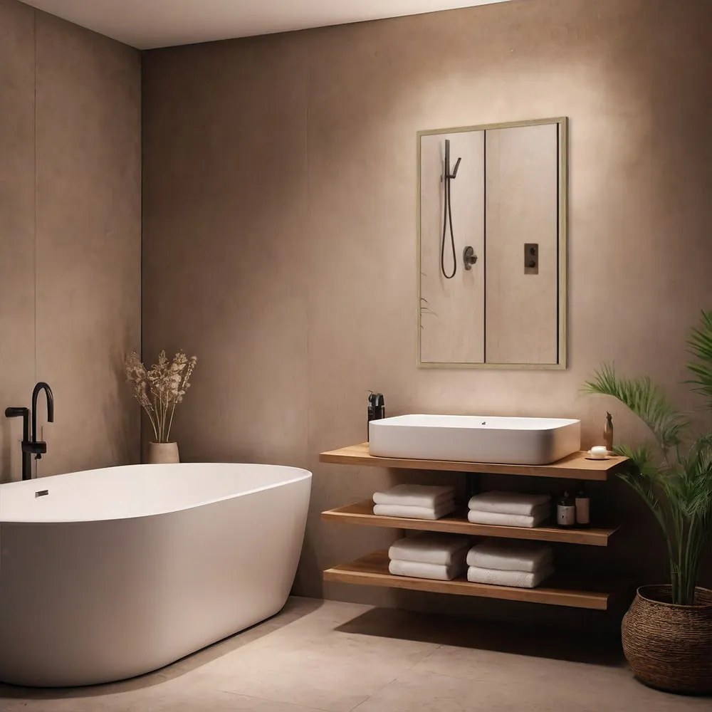 Oglindă de perete 52x72 cm Oak – knor