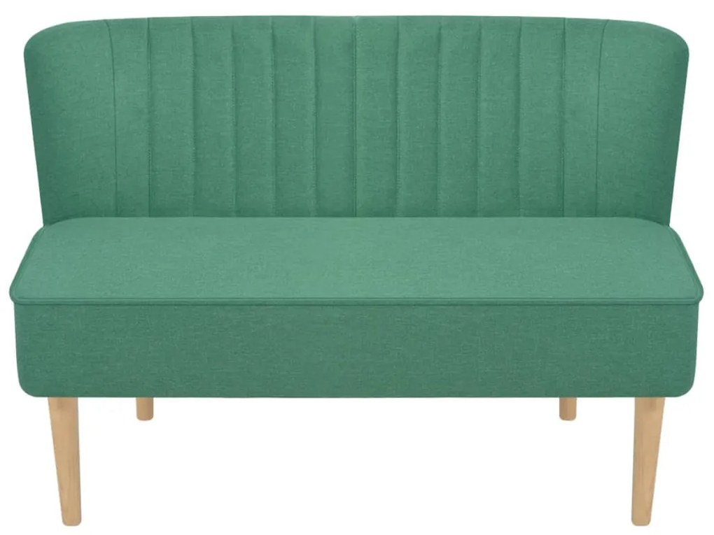 Canapea din material textil, 117 x 55,5 x 77 cm, verde