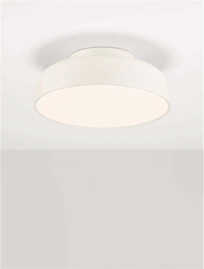Plafoniera LED stil modern 2700K NOELIA crem 40cm