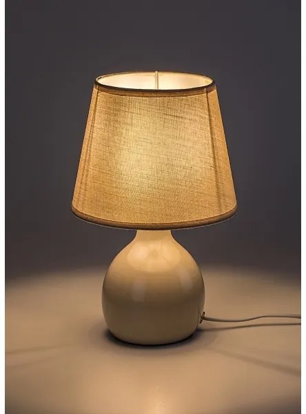 Rabalux 74076 - Lampă de masă INGRID 1xE14/40W/230V bej