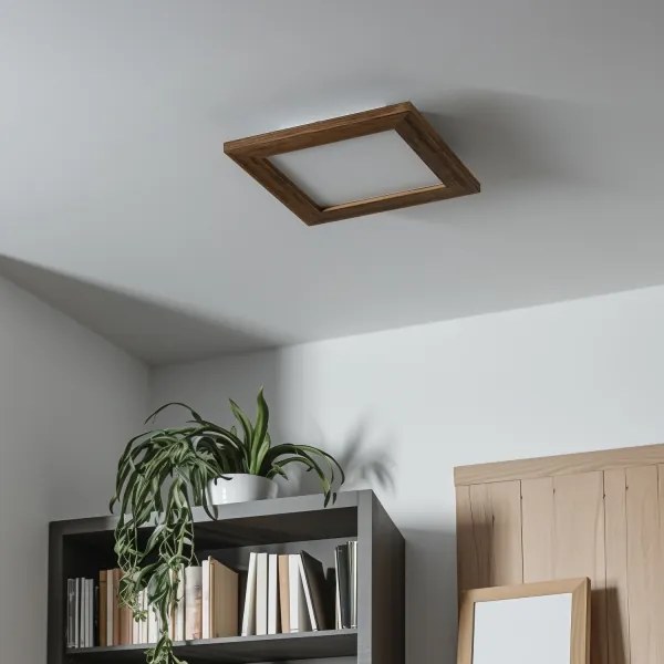 Eglo - Panou LED SALOBRENA 2, 16W, 230V, maro, dimabil