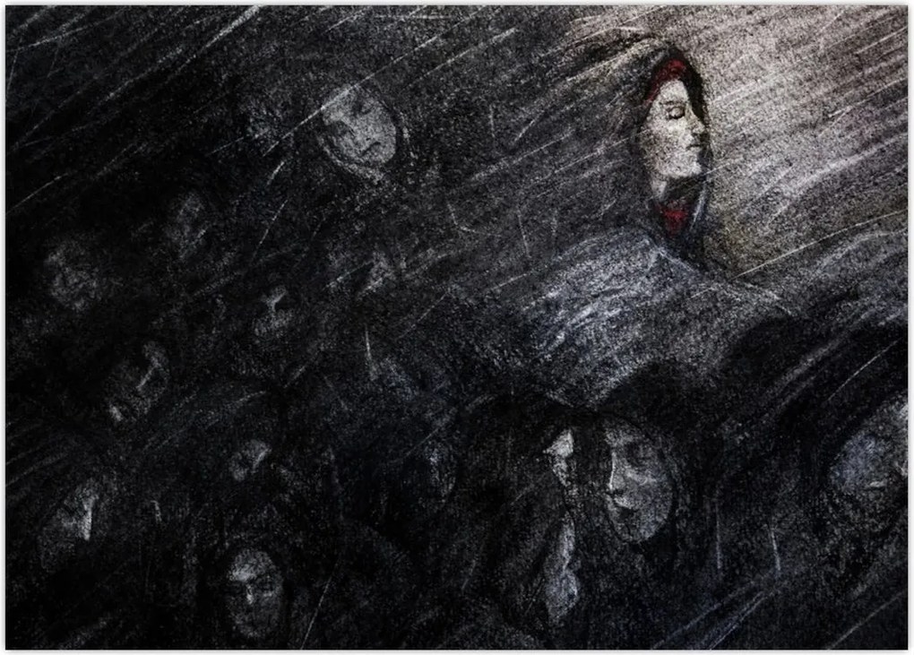 Tablou - Tristețe și renunțare (70x50 cm)