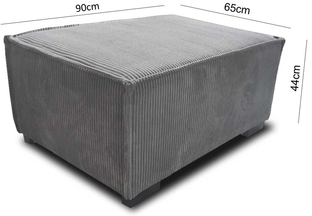 Taburet Culoare gri inchis, SMART