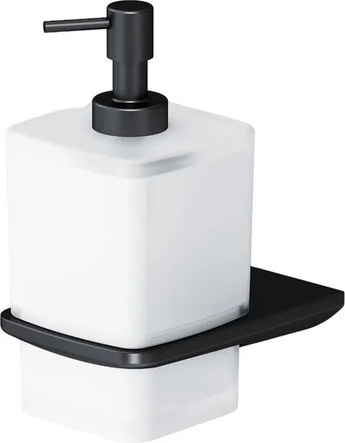 Dozator sapun AM.PM Inspire 2.0 negru-sticla mata 250 ml