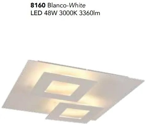 Plafoniera LED design ambiental DALIA White