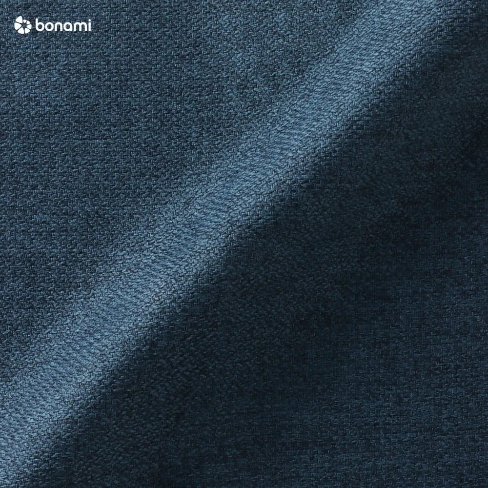 Colțar extensibil cu șezlong pe partea dreaptă Bobochic Paris Mola L, albastru navy