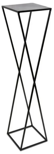 Suport de flori 100x24 negru