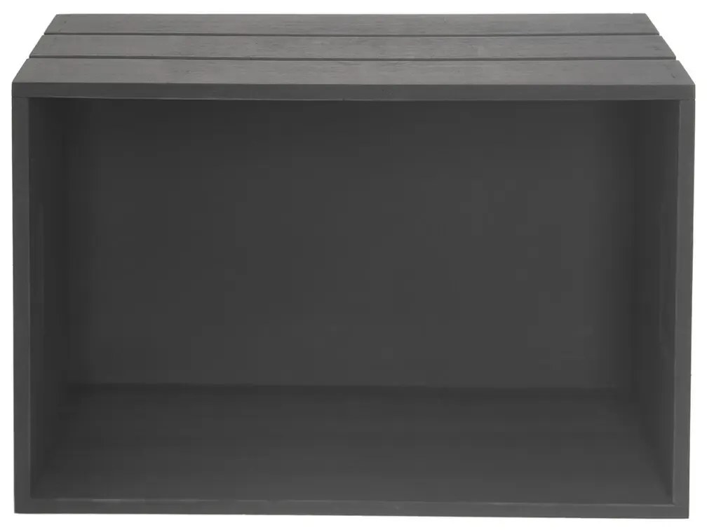 Cutie din lemn Orion, antracit, 31 x 21 x 13cm, M