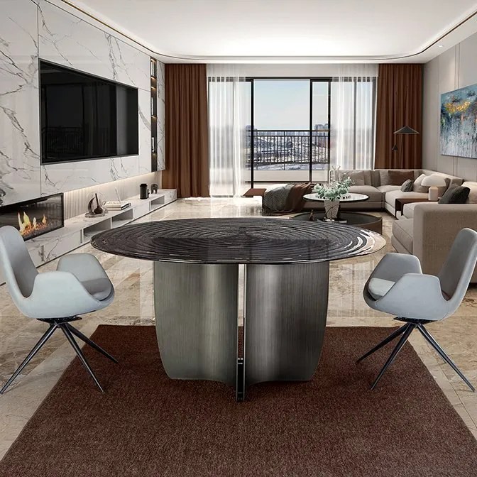 Masa dining rotunda design LUX Night D150