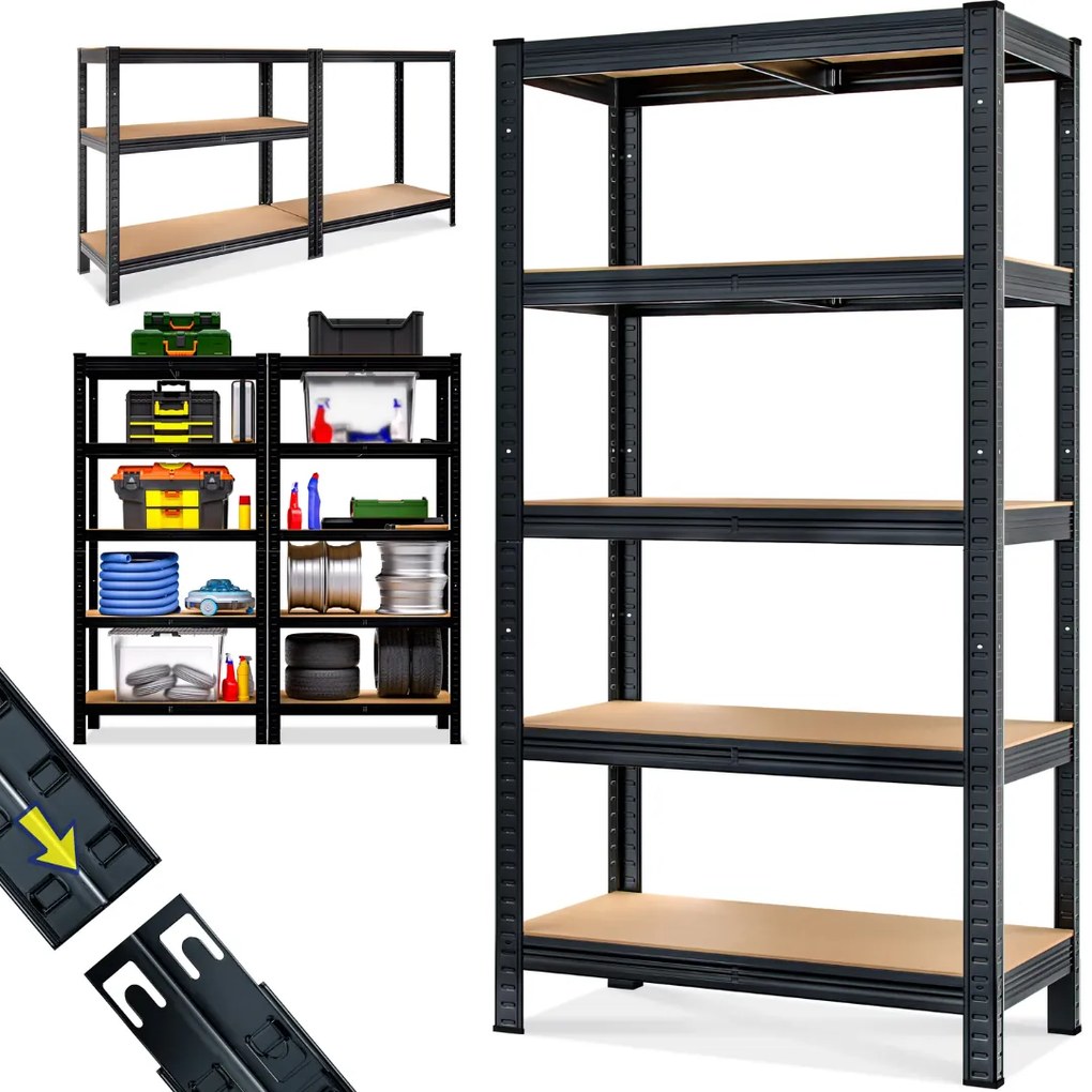 Jurhan Raft cu capacitate mare HEAVY, max. 875kg, 90x40x180cm, negru