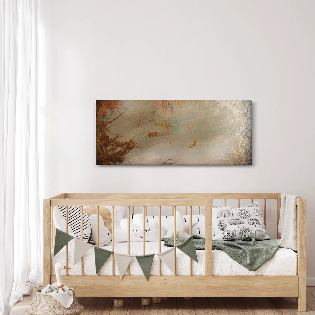 Tablou - Abstract texturat (120x50 cm)