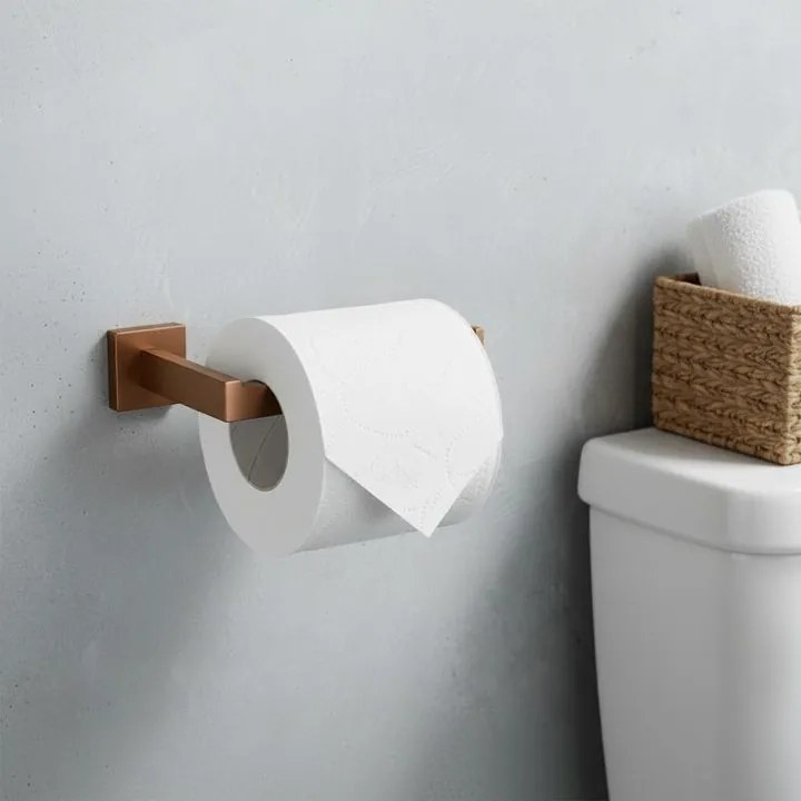 Set accesorii pentru baie Rio 4 piese cupru periat