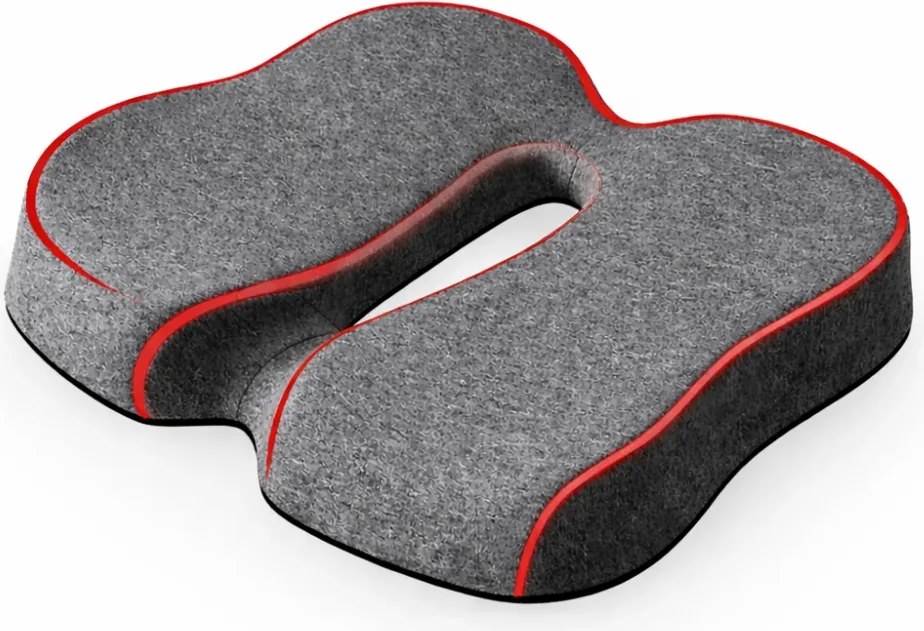 Pernă ortopedică pentru șezut Triplă Protecție: prostată, hemoroizi, coccis, Fermitate EXTRA