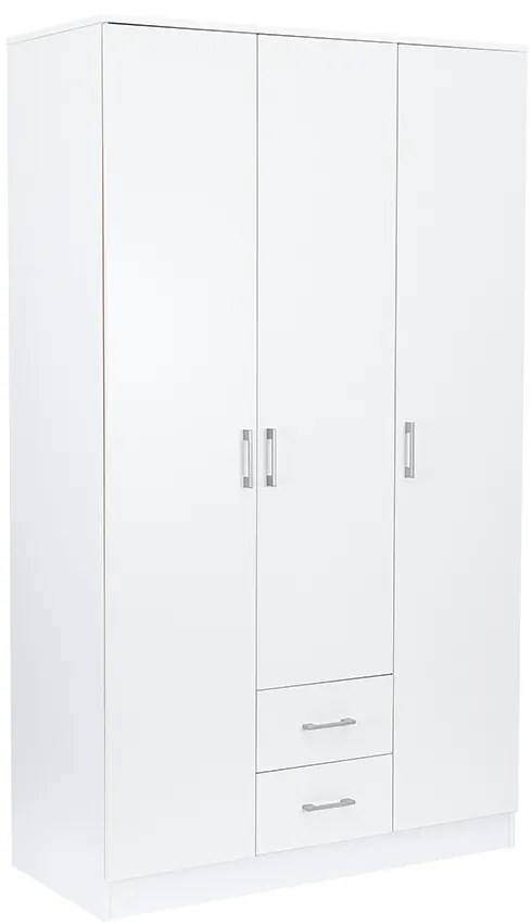 Dulap Miami 120x205 cm alb-alb