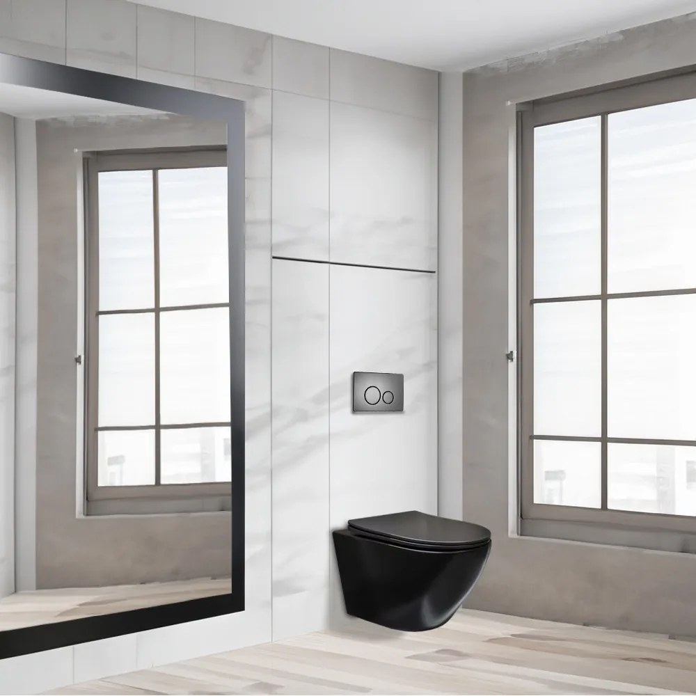 Set rezervor WC montat pe perete Roya Delos BLM 81GRE