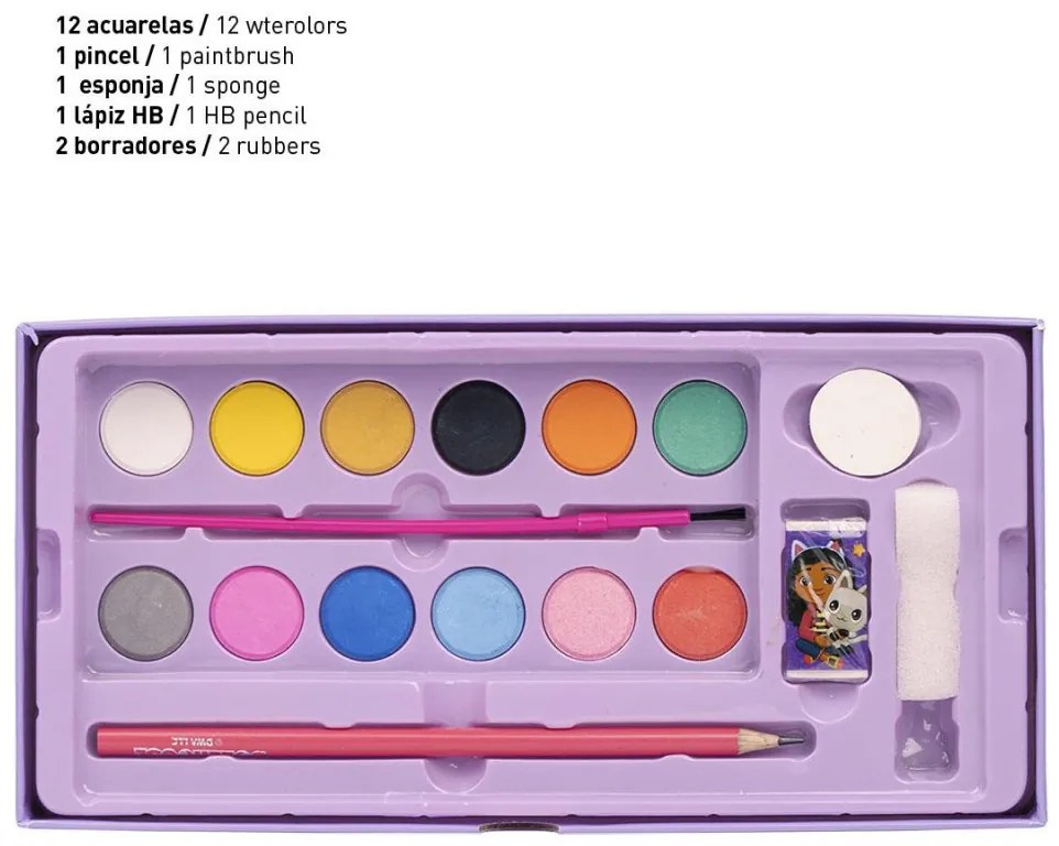 Gabby&#039;s Dollhouse set de papetărie în geantă