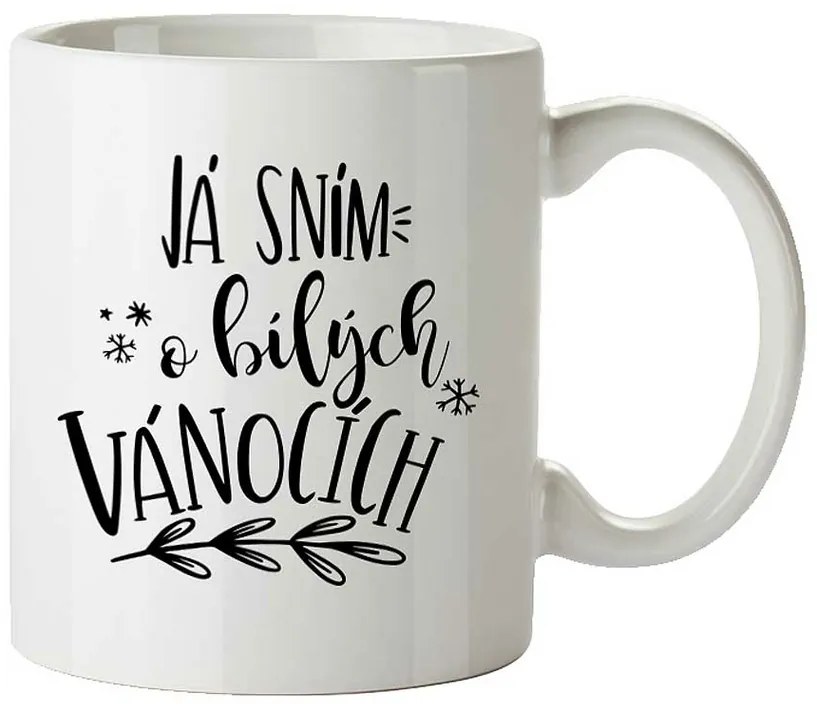 Cană de Crăciun Bohemia Gifts - Visez la unCrăciun alb, 350 ml