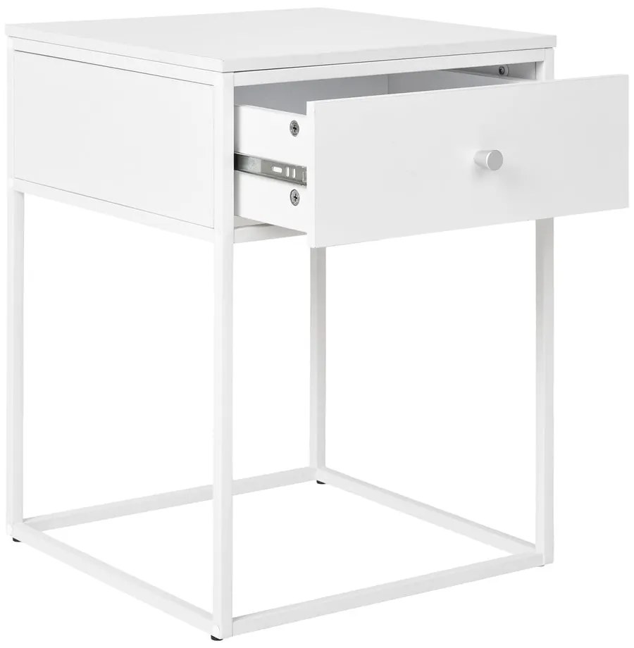 Noptieră albă Vita – House Nordic