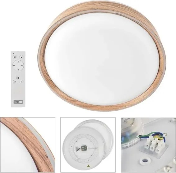 Plafonieră LED dimabilă ILVI LED/45W/230V 2700-6500K Ø 50 cm bej + telecomandă