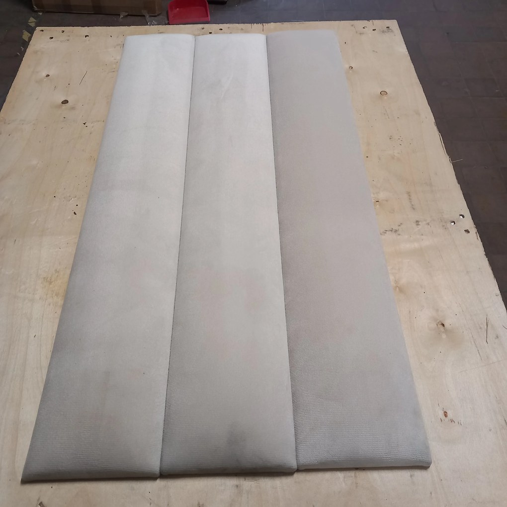 OFERTA Panou de perete tapițat FRAME PAROS 15x90 cm, crem II. calitate