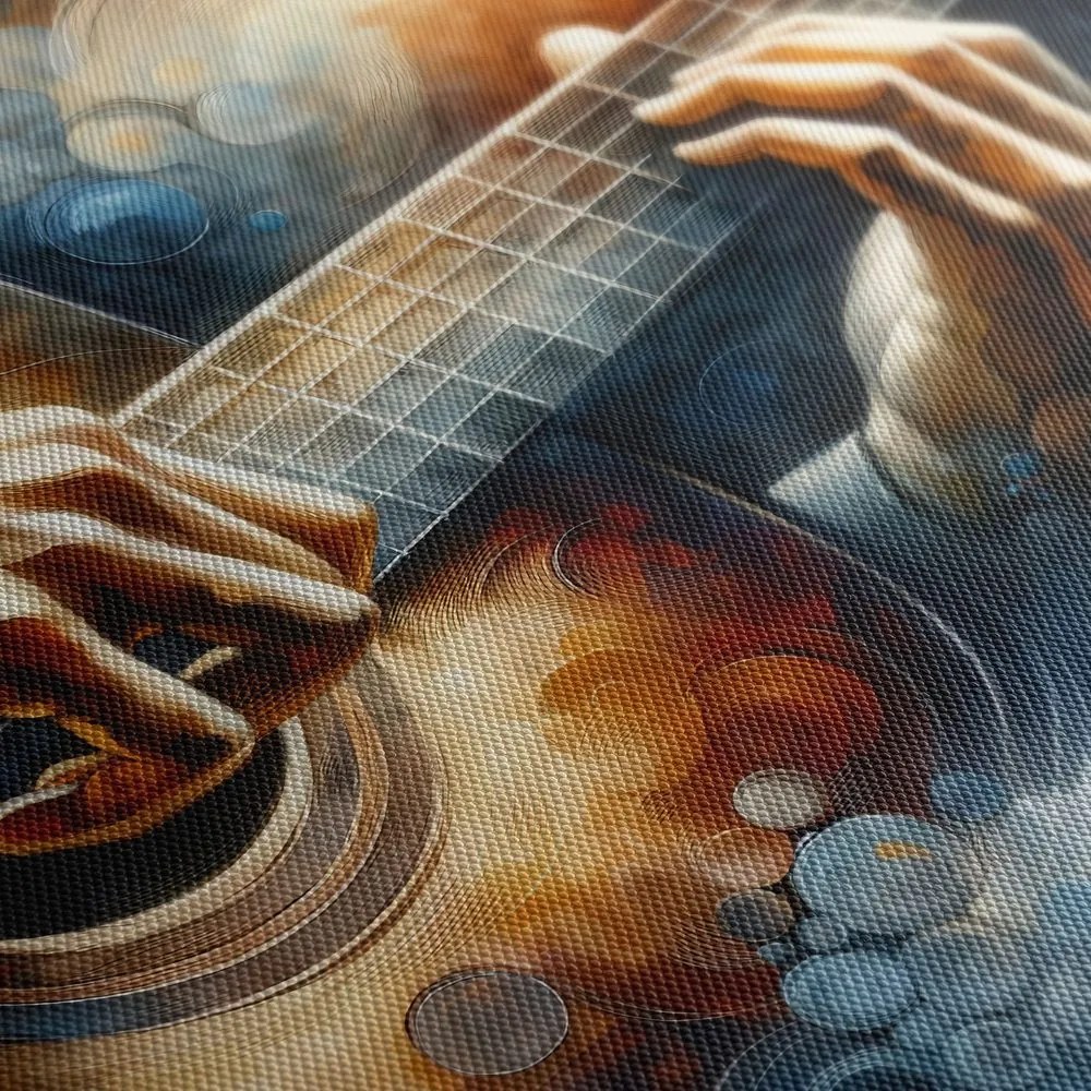 Tablou pasiune muzicală