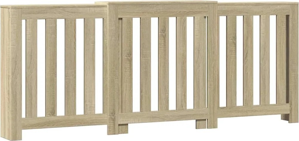 vidaXL Mască pentru calorifer stejar sonoma 205x21,5x83,5 cm lemn