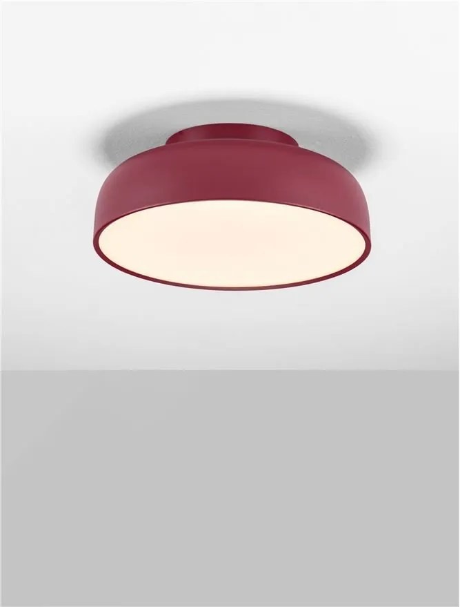 Plafoniera LED stil modern 2700K NOELIA bordeaux 40cm