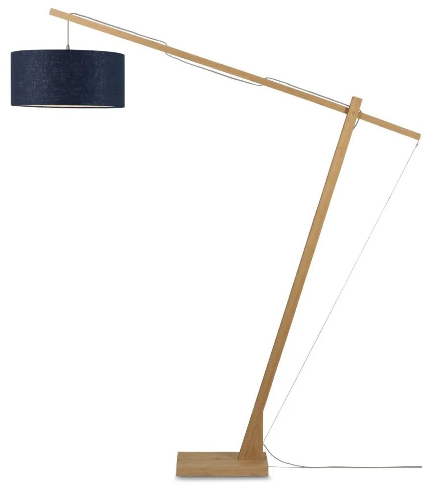 Lampadar eco din bambus Montblanc 4723 natur/ blue denim
