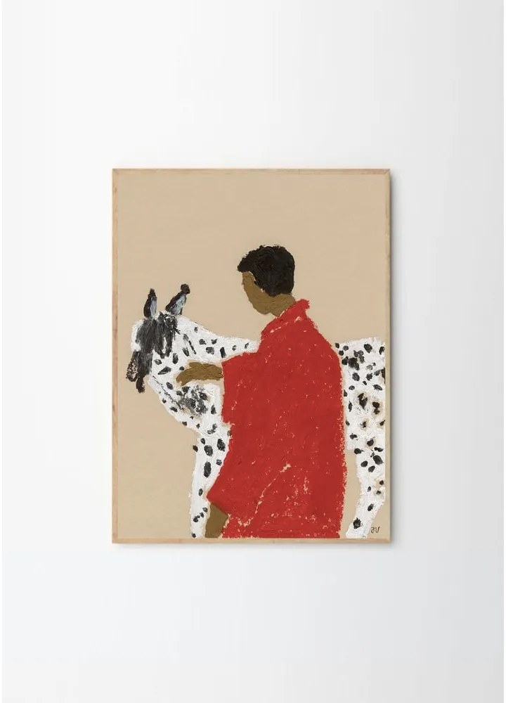 Poster 30x40 cm Spotted Horse – Isabelle Vandeplassche – The Poster Club