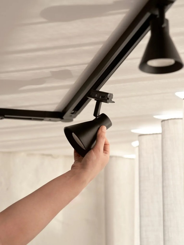 Accesoriu, Spot directionabil Eik negru, pentru sina Nordlux Link
