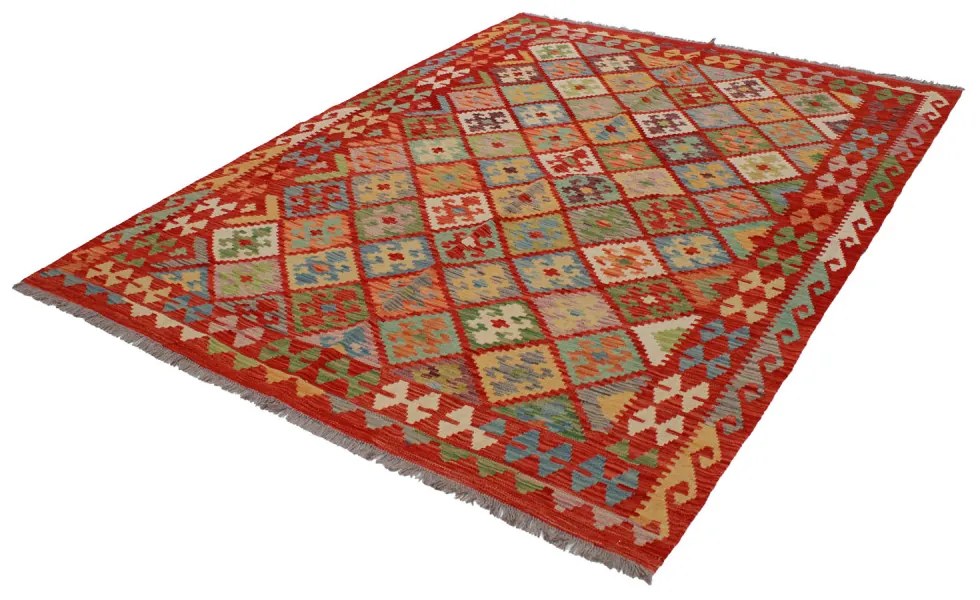 Covor kilim Chobi 244x179 afgane kilim din lână țesut manual