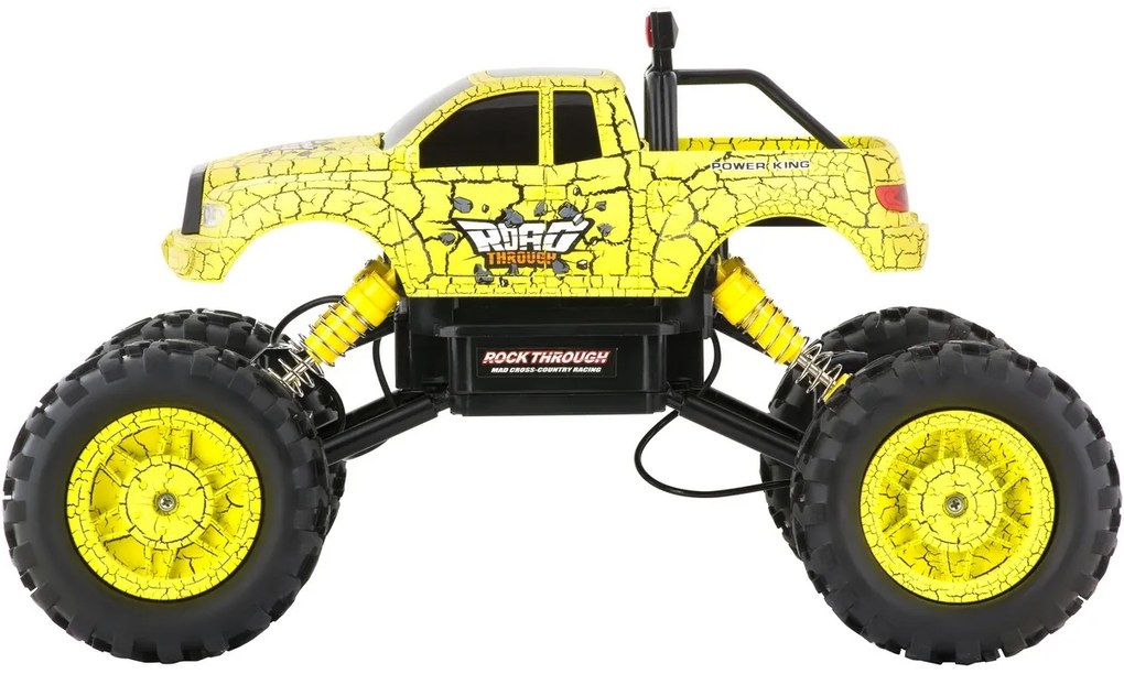 Mașină Buddy Toys BRC 14.612 RC Rock Climber cu telecomandă, galben