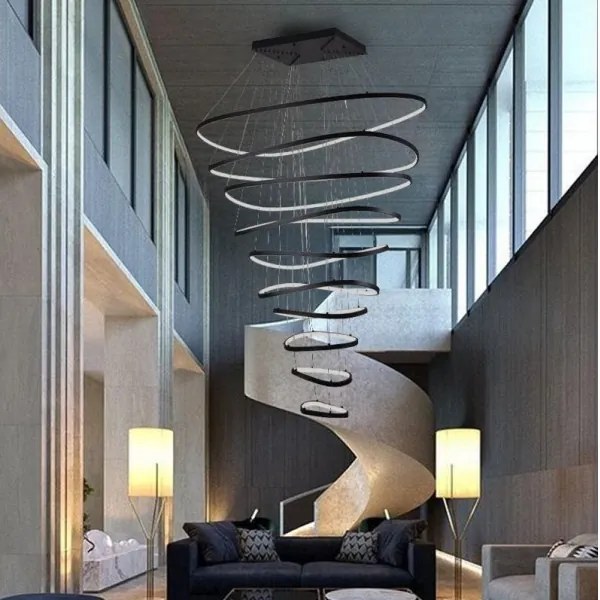 Lustră LED dimabilă aplicată LED/370W/230V 3000-6500K + telecomandă