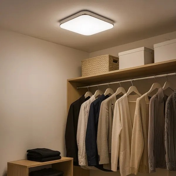 Plafonieră LED NEMO LED/36W/230V 50x50 cm crom lucios