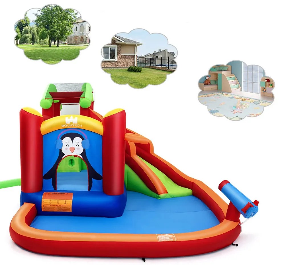 Tobogan cu apă Pinguin Inflabil
