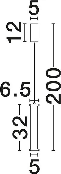 Pendul, Lustra suspendata LED 2700K PHEME nickel satinat