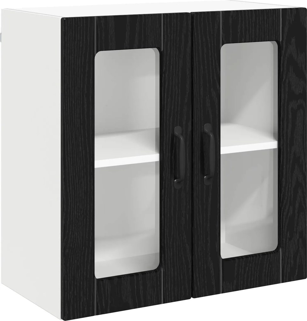 vidaXL Dulap de bucătărie Stejar Negru 60 x 31 x 60 cm Lemn compozit